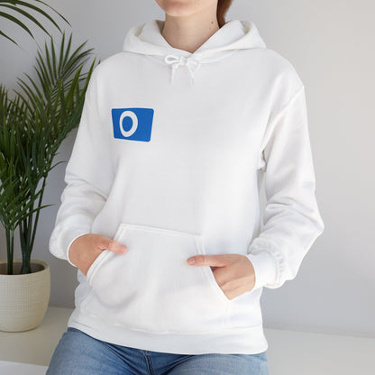 Blue "O" Badge Unisex Hoodie