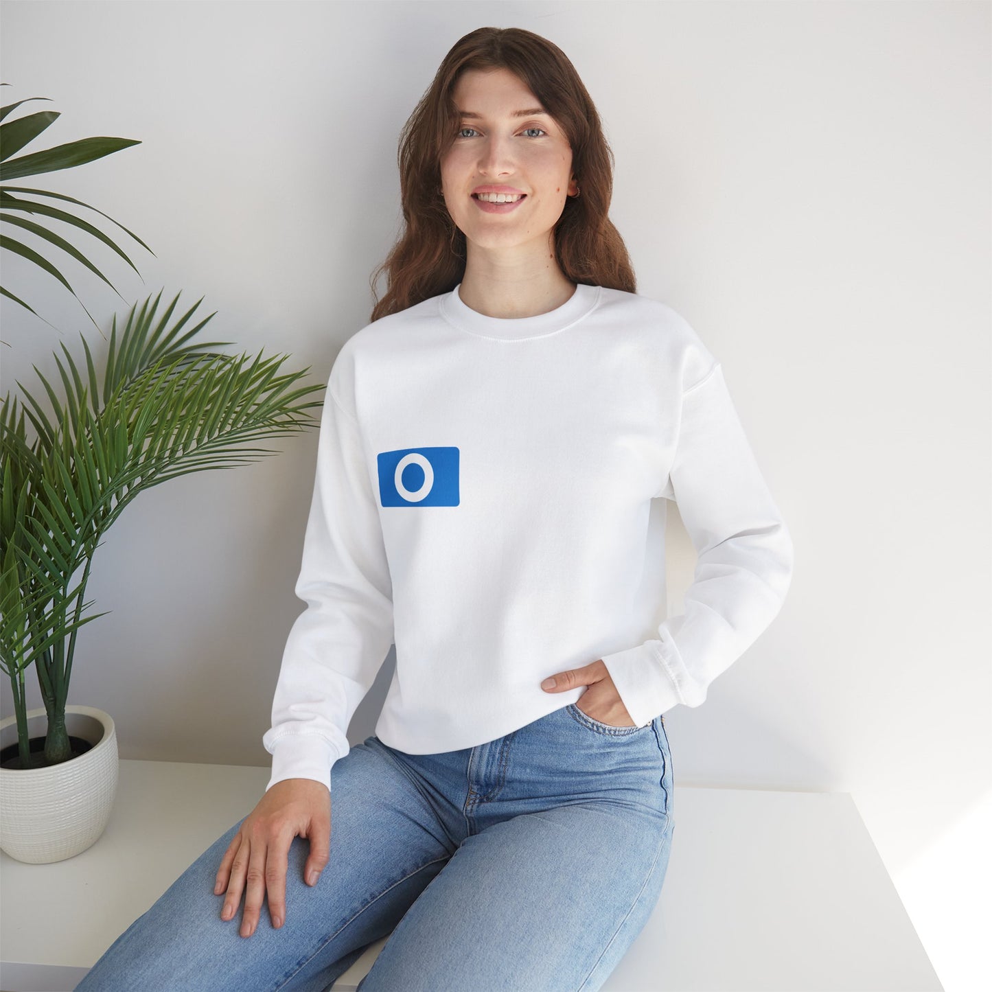 Blue "O" Badge Unisex Sweatshirt