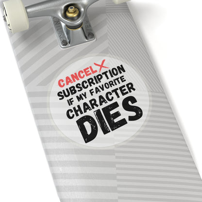 "Cancel Subscription" Sticker