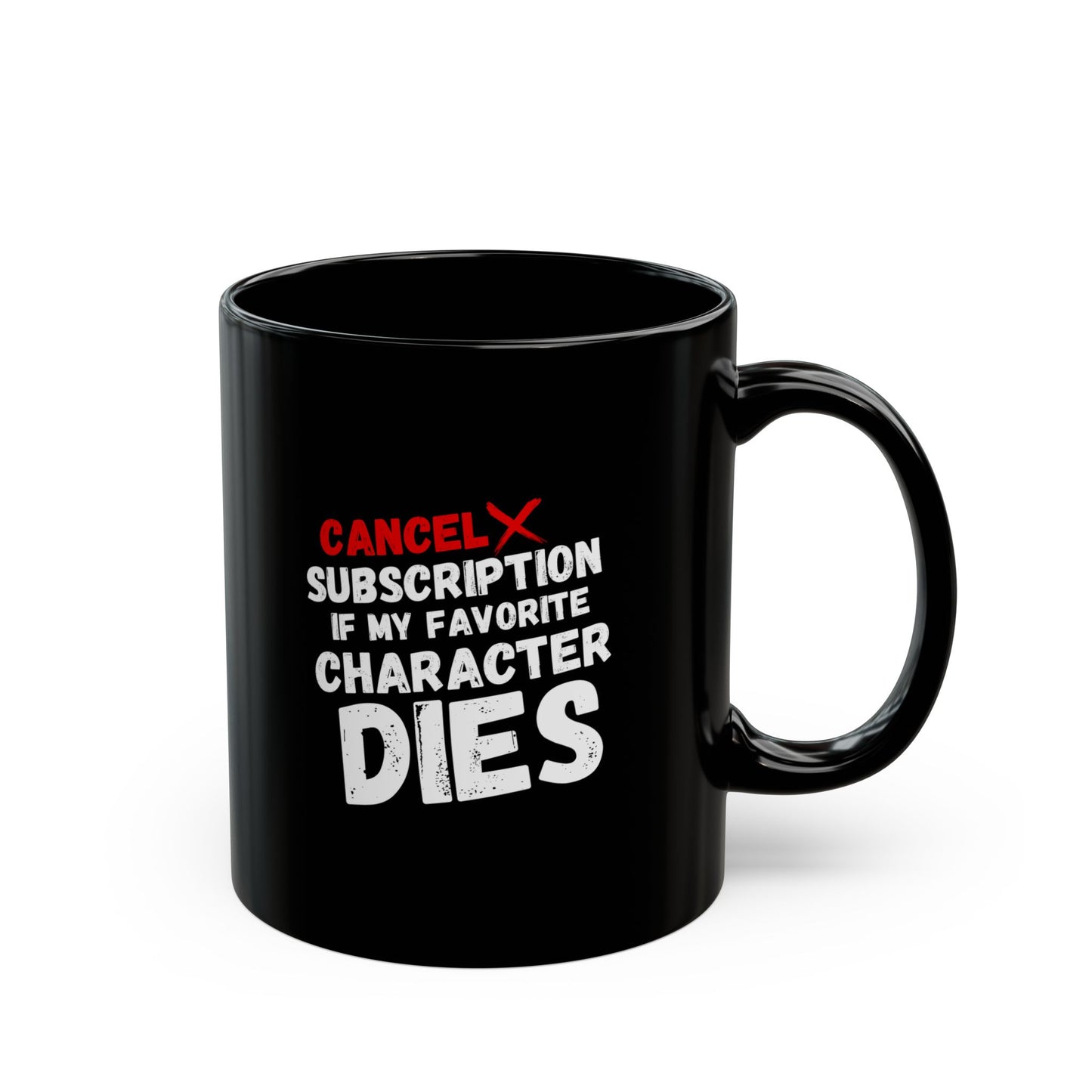 "Cancel Subscription" Black Mug