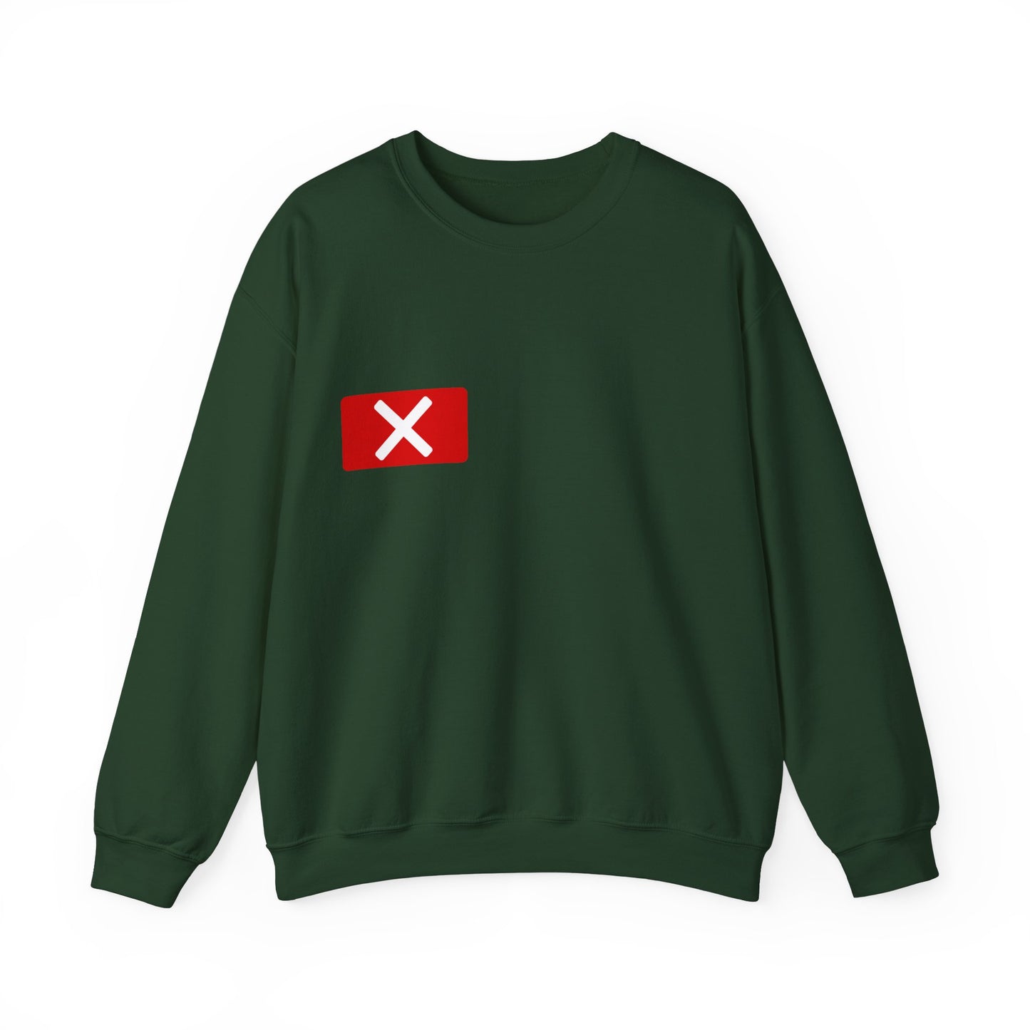 Red "X" Badge Unisex Sweatshirt