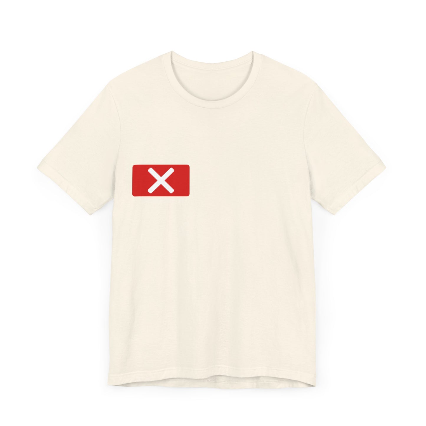 Red "X" Badge Unisex T-shirt