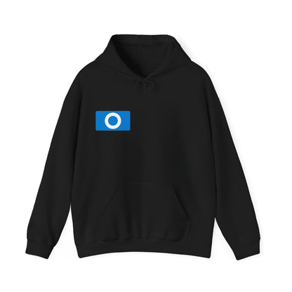 Blue "O" Badge Unisex Hoodie