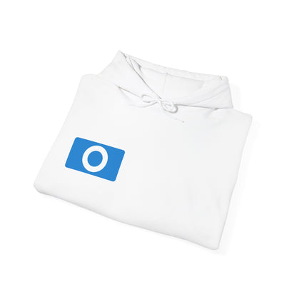 Blue "O" Badge Unisex Hoodie