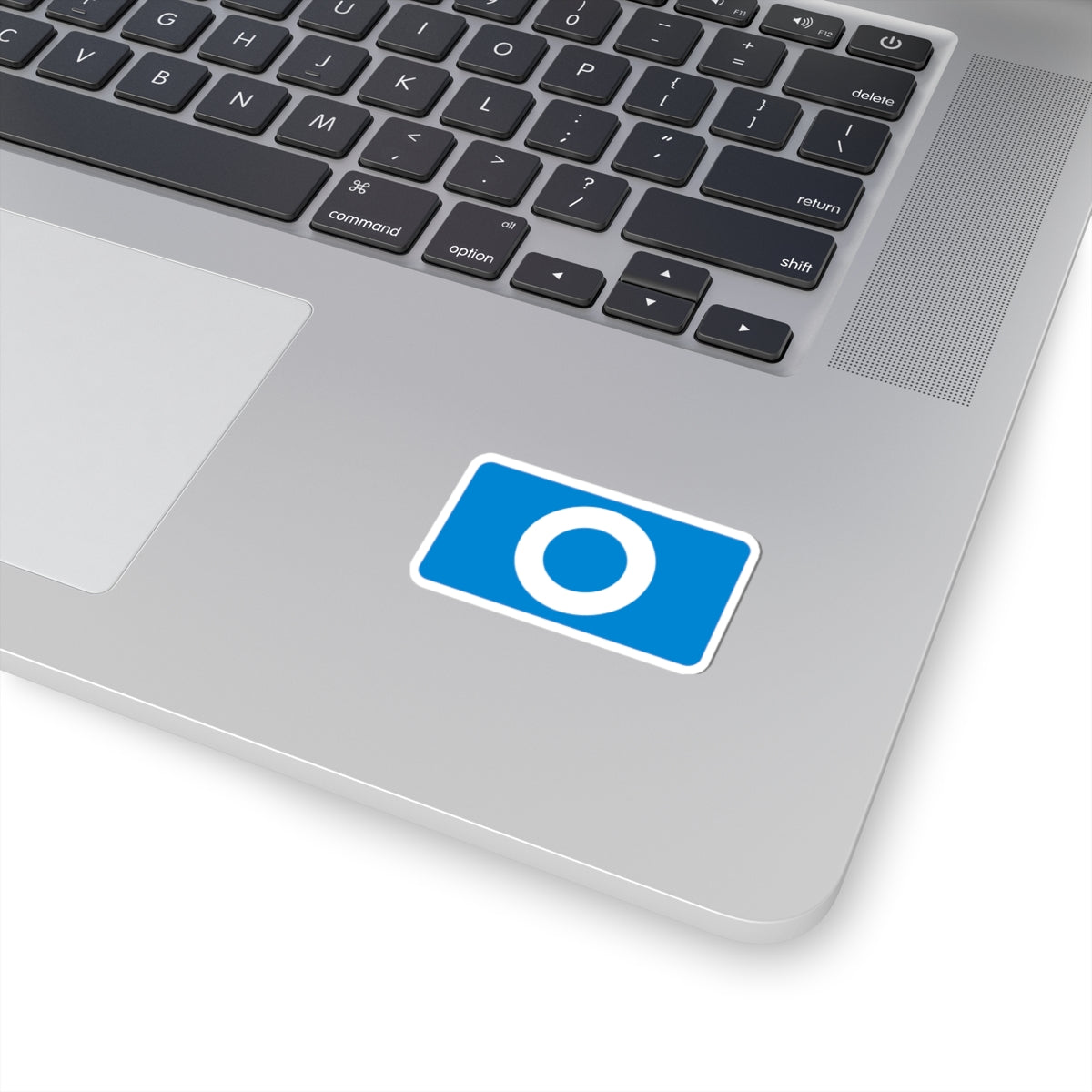 Blue "O" Badge Sticker