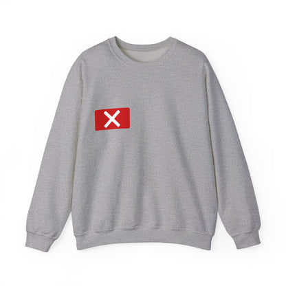 Red "X" Badge Unisex Sweatshirt