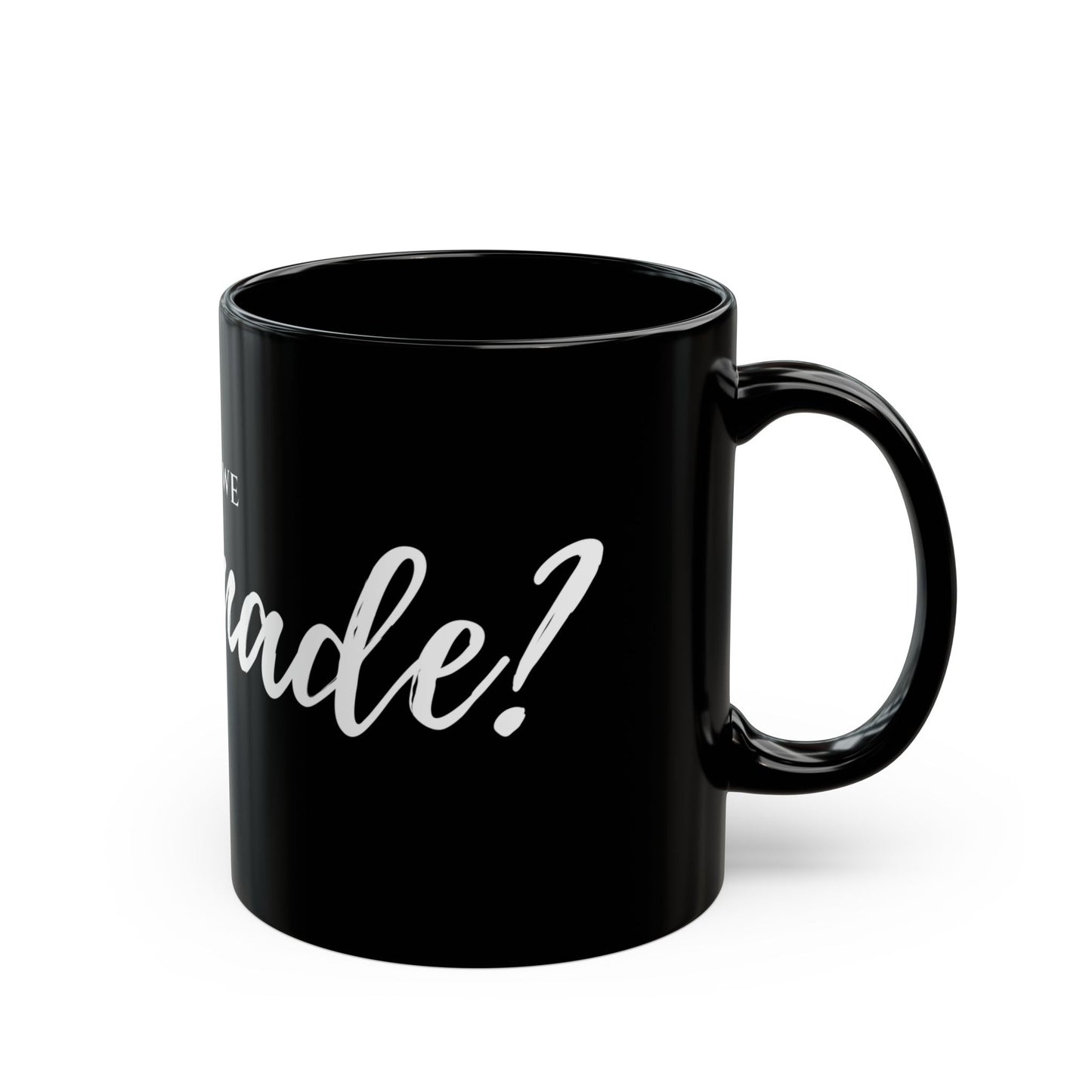 "Shall We Promenade?" Black Mug