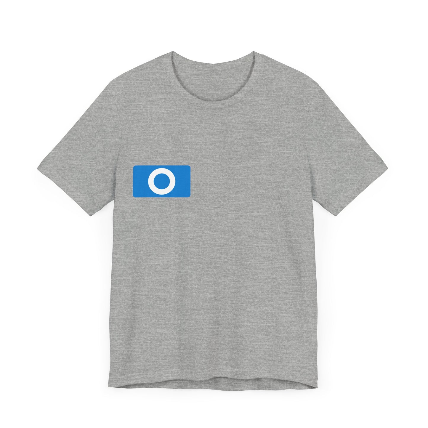 Blue "O" Badge Unisex T-shirt