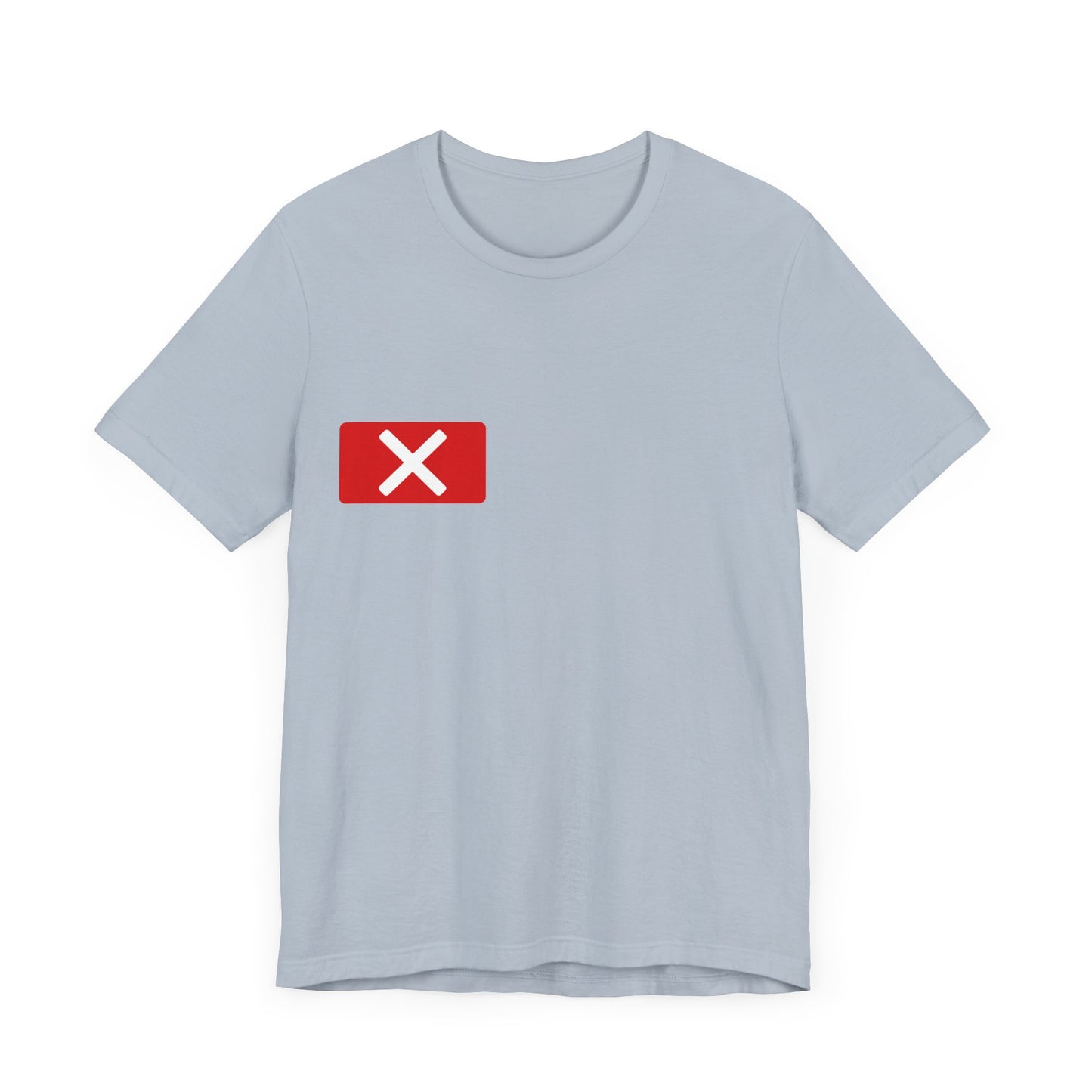 Red "X" Badge Unisex T-shirt