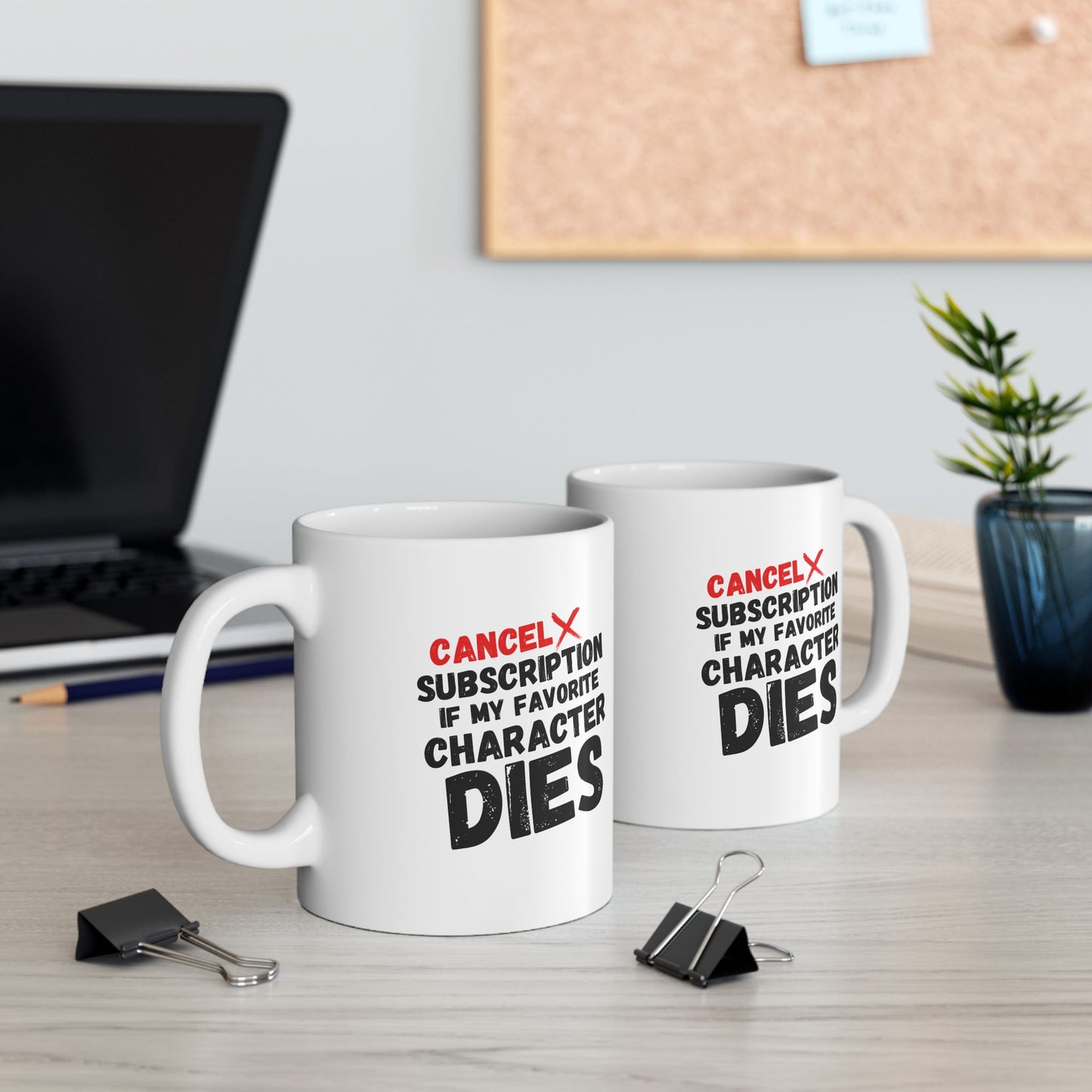 "Cancel Subscription" White Mug