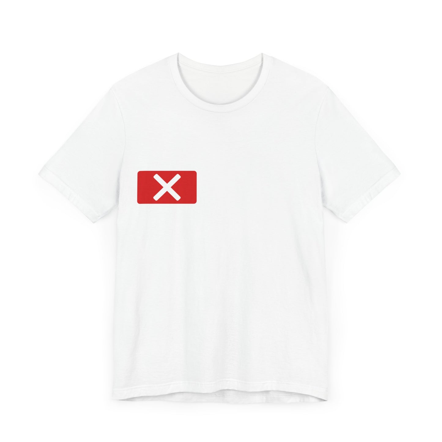 Red "X" Badge Unisex T-shirt