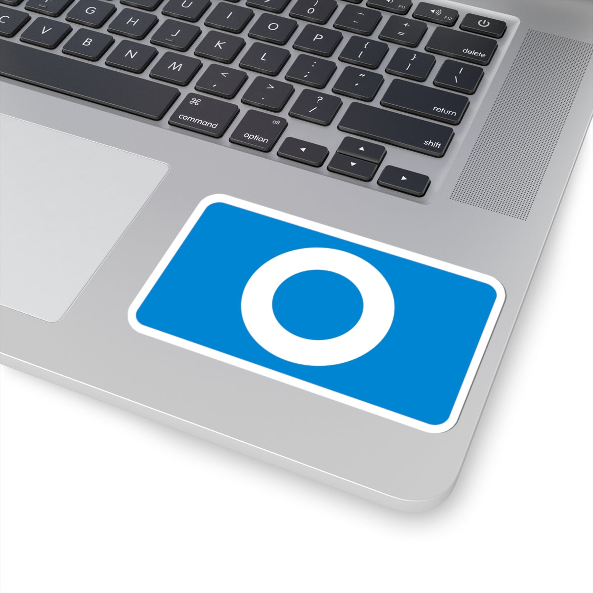 Blue "O" Badge Sticker