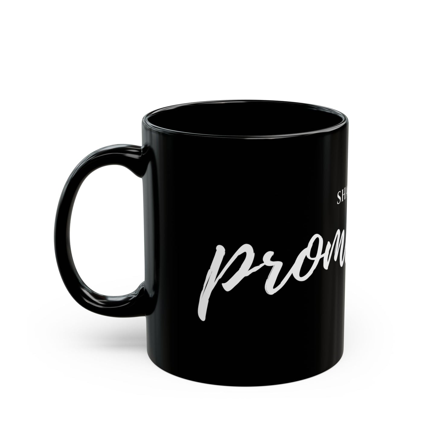 "Shall We Promenade?" Black Mug