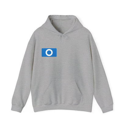 Blue "O" Badge Unisex Hoodie