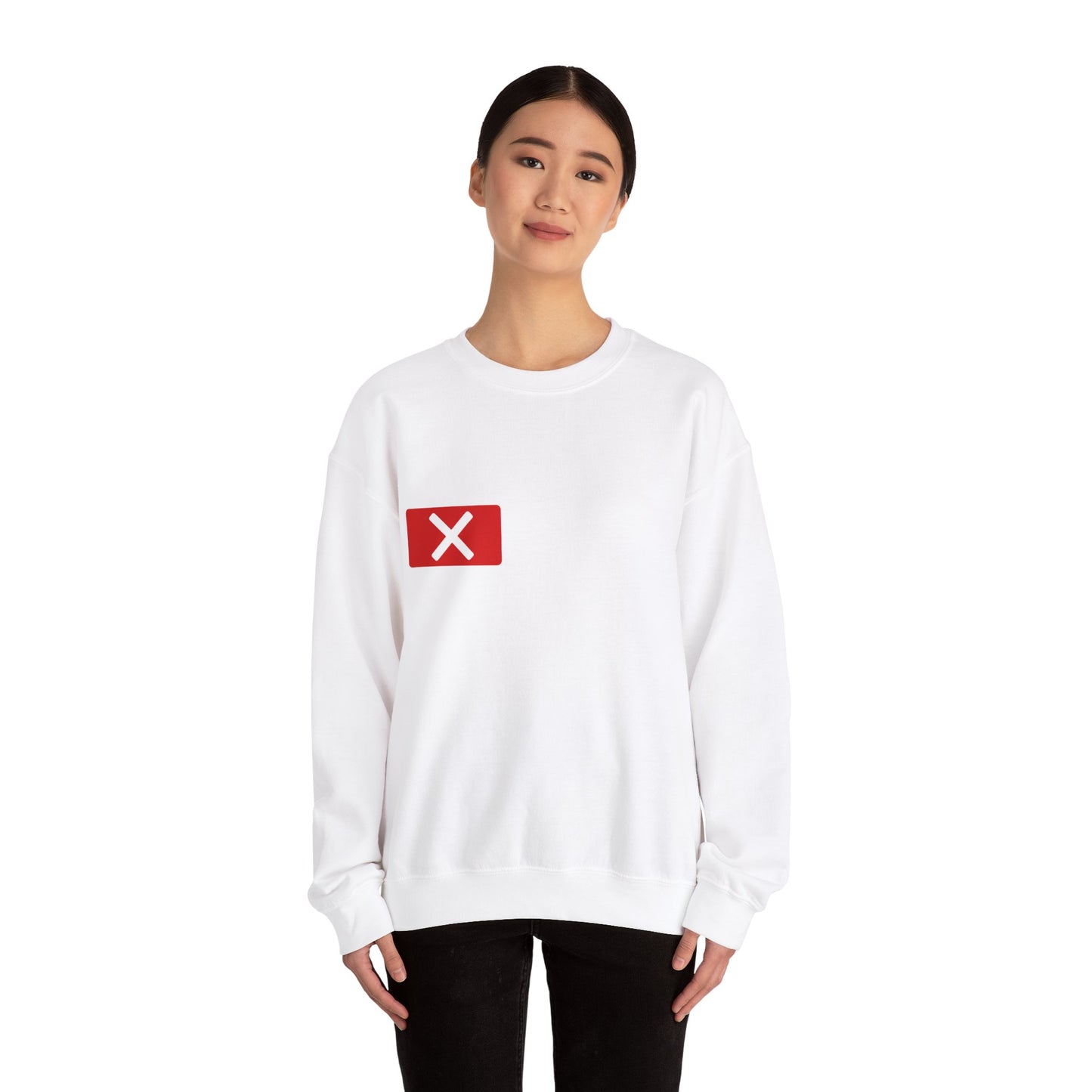 Red "X" Badge Unisex Sweatshirt