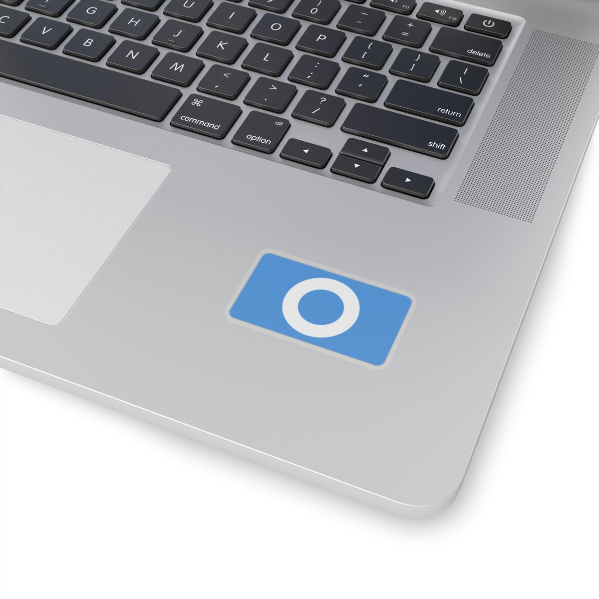 Blue "O" Badge Sticker