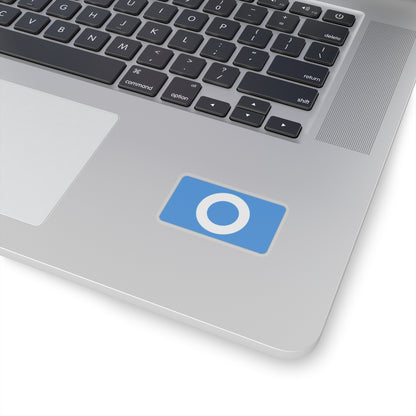 Blue "O" Badge Sticker