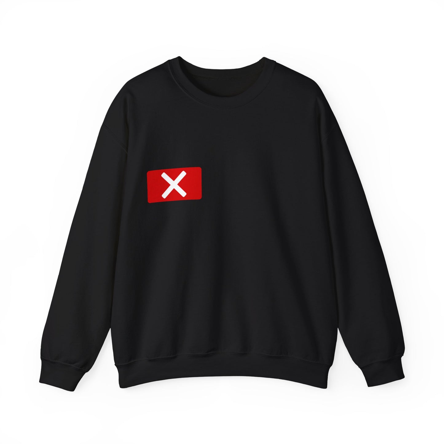 Red "X" Badge Unisex Sweatshirt