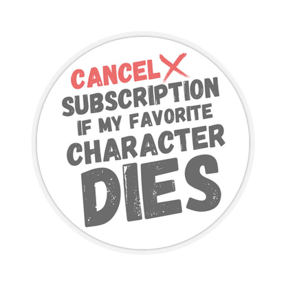 "Cancel Subscription" Sticker