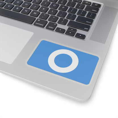 Blue "O" Badge Sticker