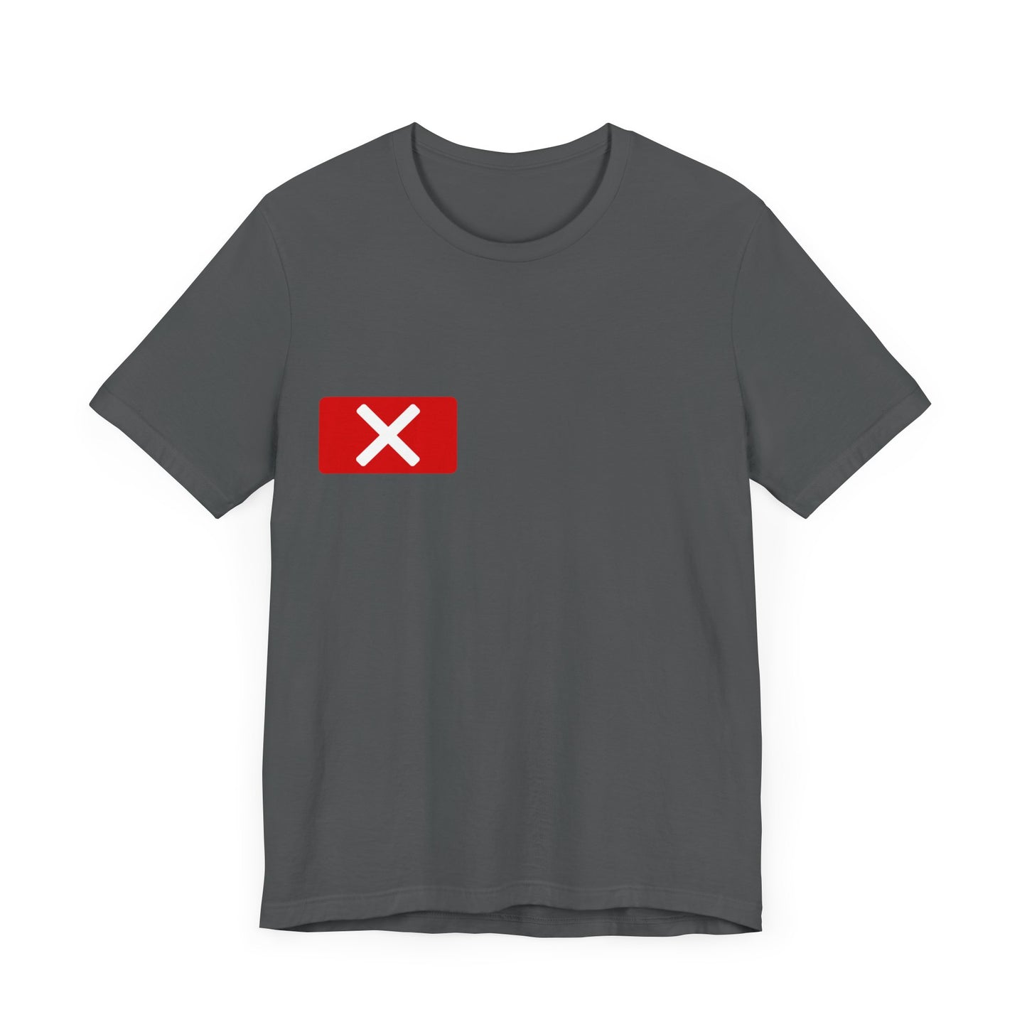 Red "X" Badge Unisex T-shirt