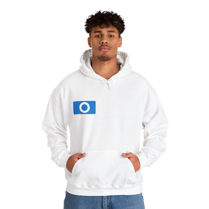 Blue "O" Badge Unisex Hoodie