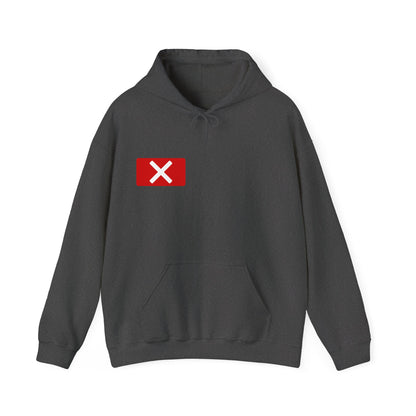 Red "X" Badge Unisex Hoodie