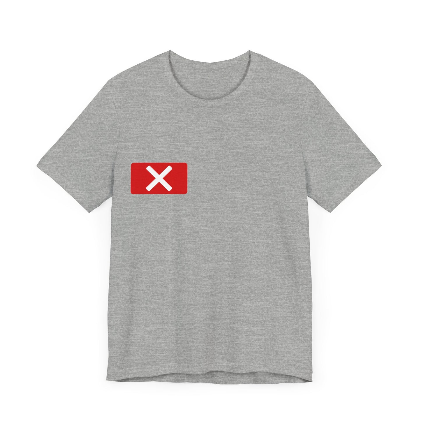 Red "X" Badge Unisex T-shirt