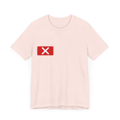 Red "X" Badge Unisex T-shirt